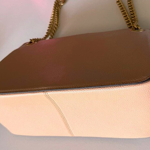 Coach Bryant Convertible Carryall Beachwood Leather Bag LIKE NEW - Picture 8 of 10